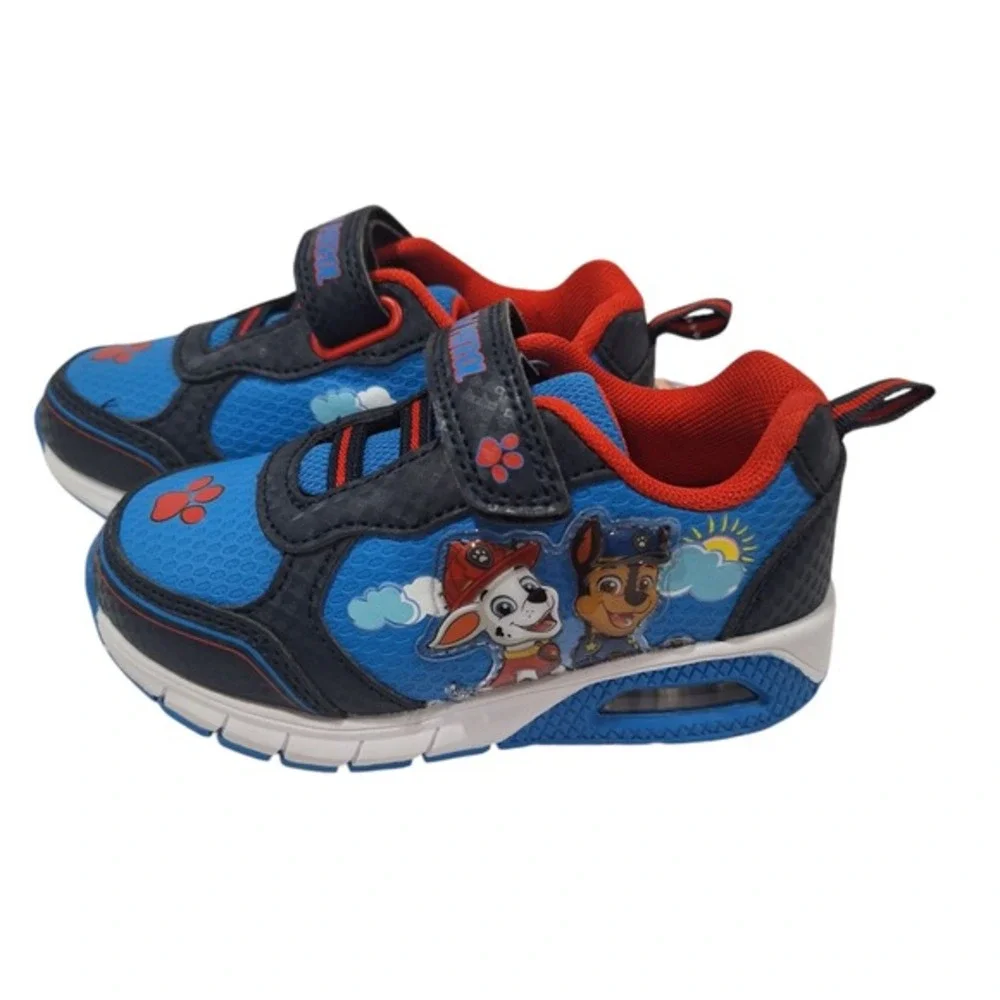 New Paw Patrol Toddler Boys' Slip-On Sneakers, Size 7  (16 cms) Color Blue New‎